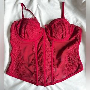 Lace Mesh Bustier